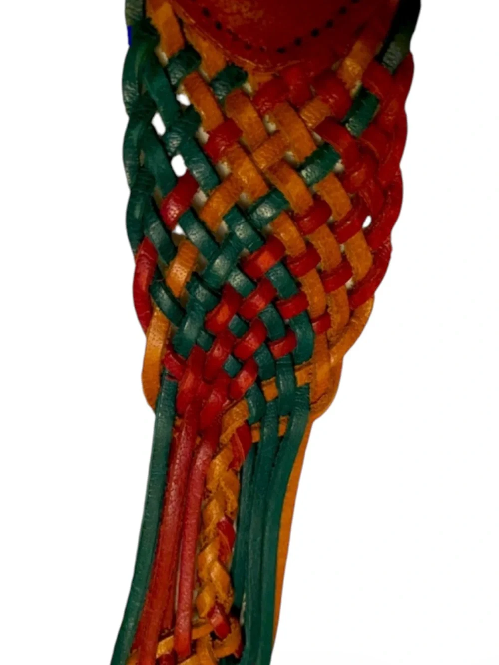 NWOT Hollister VTG Braided Multi/Color Coastal Cowgirl Leather Round Boho Belt